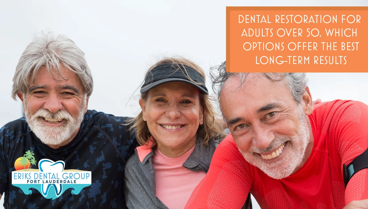 two older men and one older woman smiling